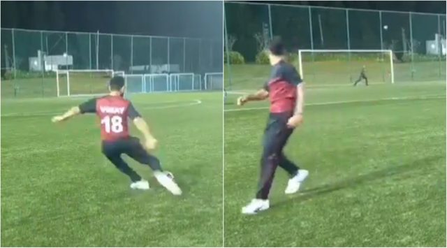 virat kohli, virat kohli free kick, virat kohli football, virat kohli twitter, virat kohli fitness