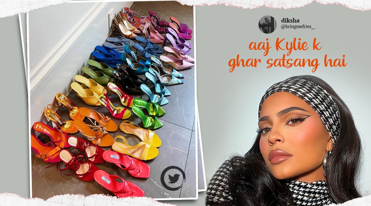 Kylie Jenner Shoes Satsang Kylie Jenner's photo of her shoes