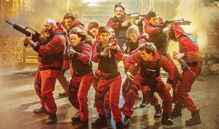 money heist red pants