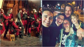 money heist wrap up viral photos