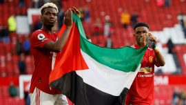 manchester united, paul pogba palestine flag, amad diallo palestine, manchester united vs fulham, Ole Gunnar Solskjaer