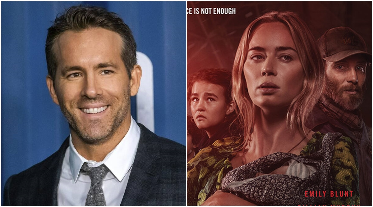 A Quiet Place Part Ii Ryan Reynolds Won T Stay Silent About How Much He Liked John Krasinski S Horror Film Entertainment News The Indian Express