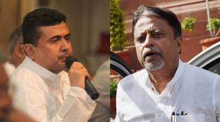 Suvendu Adhikari attends hearing on plea to disqualify Mukul Roy