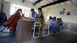 teacher student classroom PTA meeting