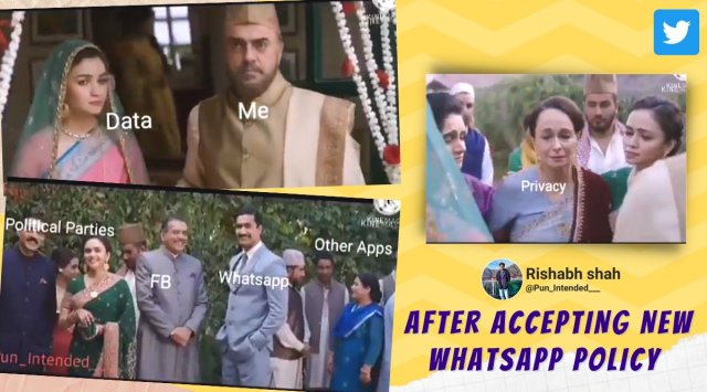 whatsapp, whatsapp new policy, whatsapp new privacy policy, whatsapp new policy deadline, whatsapp privacy memes, tech news, indian express news, Trending news