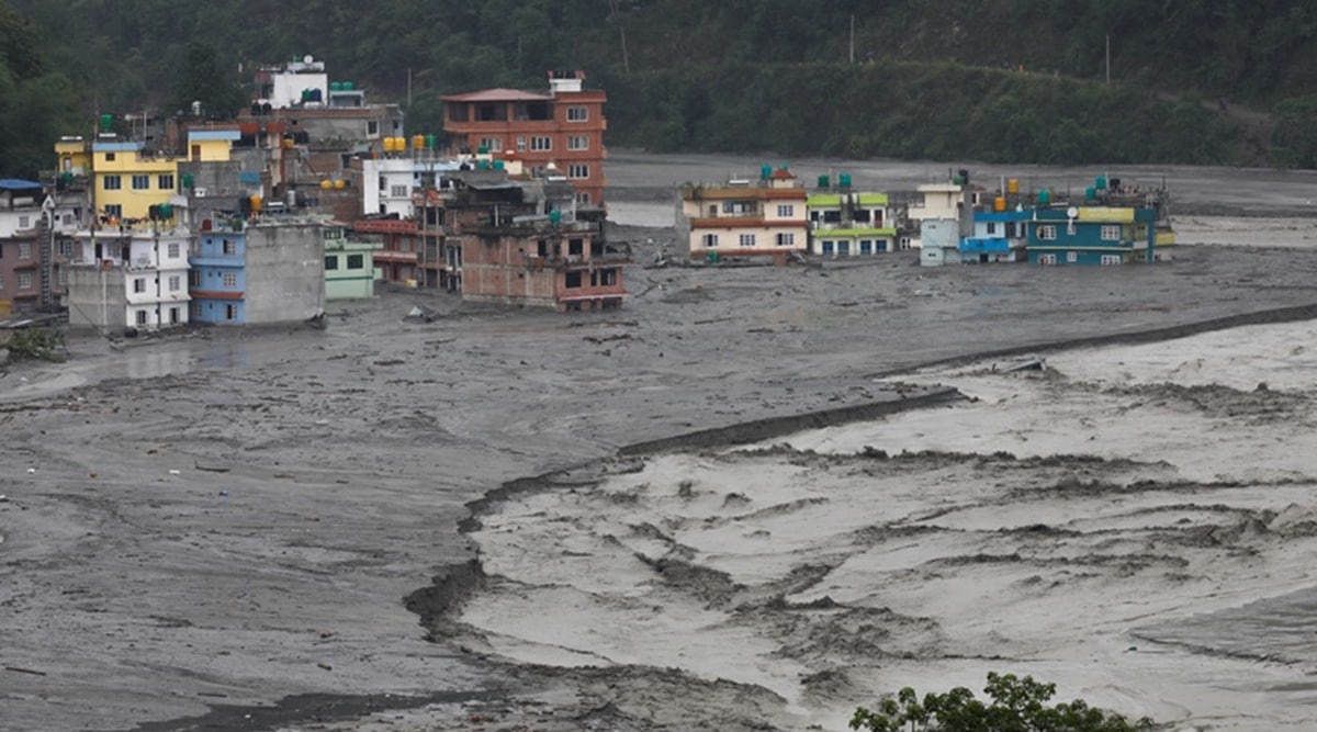 In Pictures Flash Floods Leave Several Missing In Nepal World News News The Indian Express