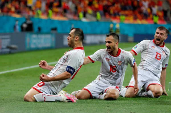 North Macedonia's Goran Pandev,