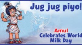 Amul Topical, World milk day, Amul international milk day cartoon, Amul Doodle, World milk day 2021, World milk day theme, World milk day celebrations, Trenidngnews, Indian Express news 