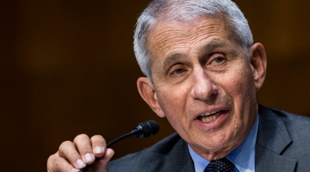 In this May 11, 2021, file photo, Dr. Anthony Fauci, director of the National Institute of Allergy and Infectious Diseases, speaks during hearing on Capitol Hill in Washington. (AP)