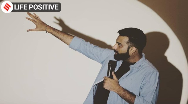 Anubhav Singh Bassi, Standup comedian gives ted talk, how to choose your career, motivational speaker, life positive, indian express.com, Indian Express