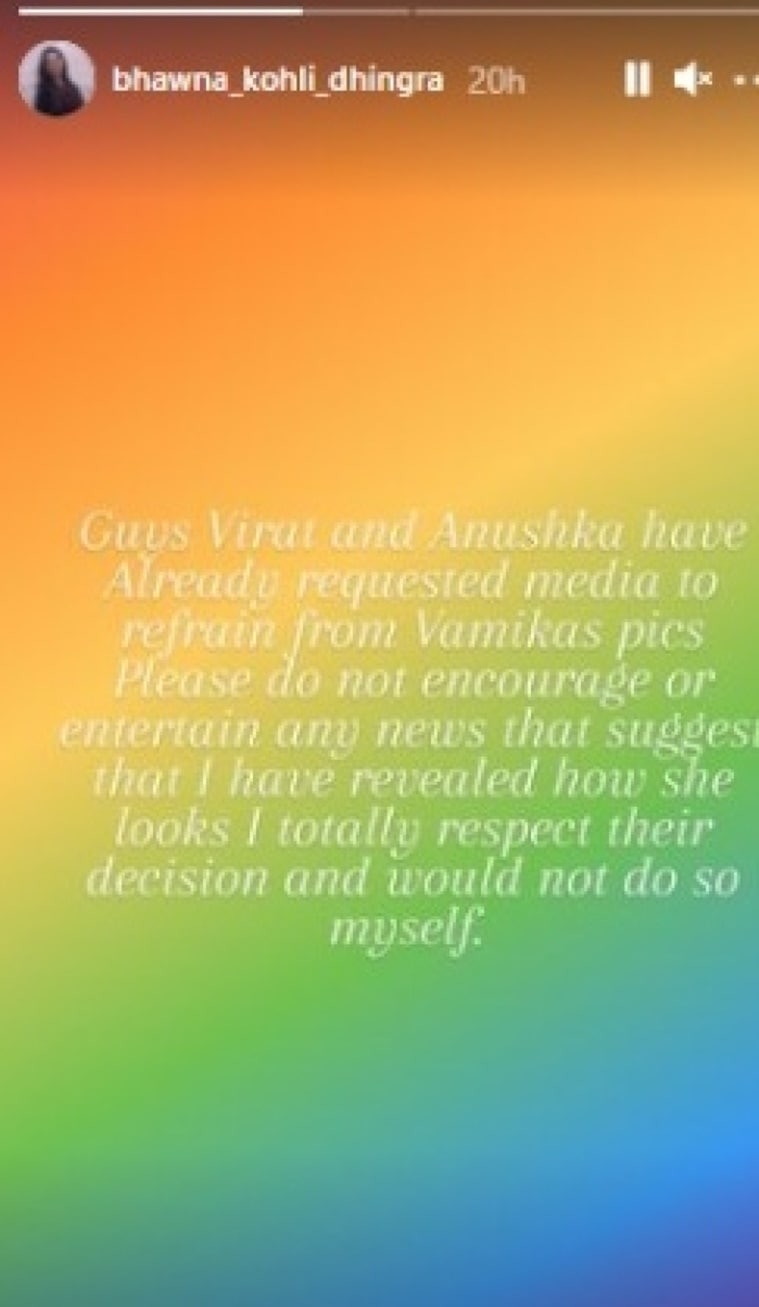 Anushka Sharma-Virat Kohli have already requested privacy for Vamika Cricketer’s sister issues statement