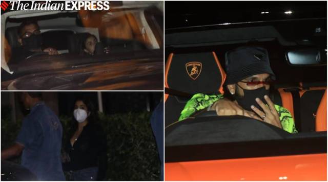 alia bhatt, ranveer singh at arjun kapoor birthday