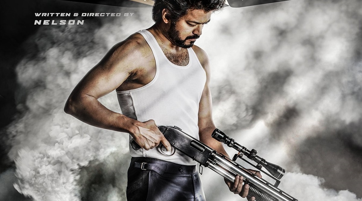 Thalapthy 65 first look: Vijay plays a shotgun-wielding ‘Beast