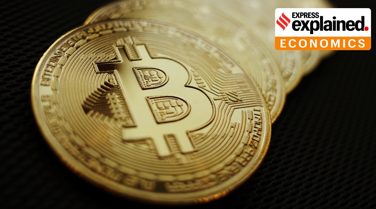 Representations of the Bitcoin cryptocurrency are seen in this illustration picture taken June 7, 2021.  (Reuters)