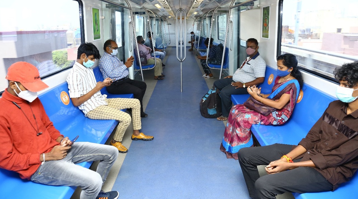 Chennai metro rail extends train timings as demand for services go up ...