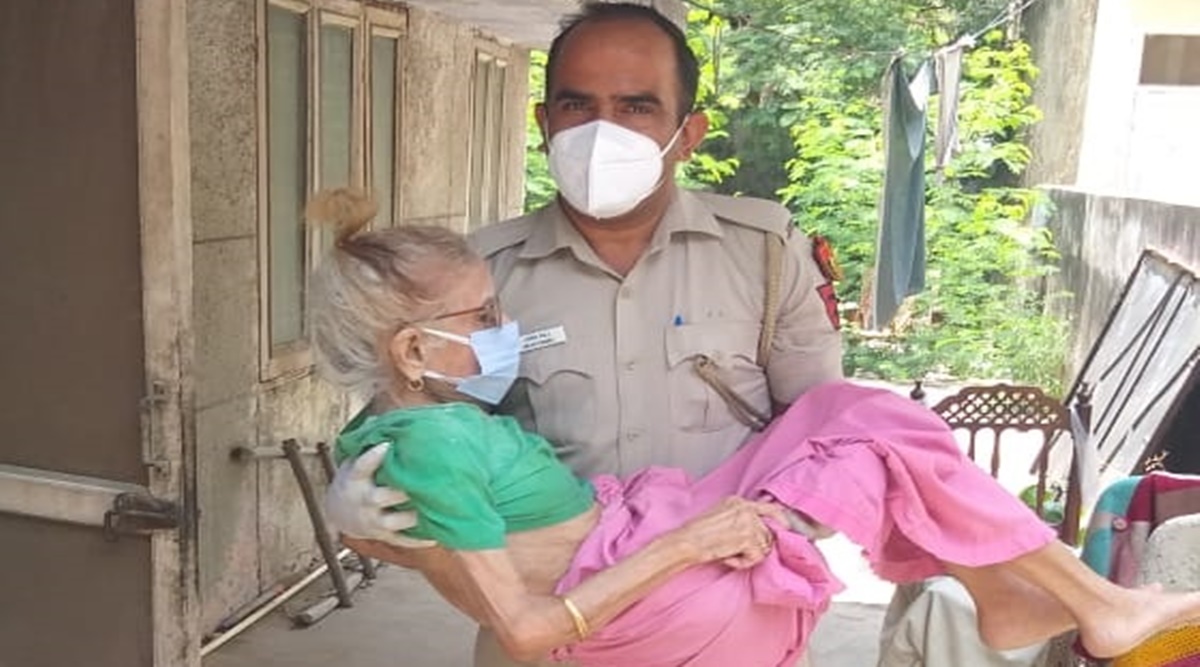 Delhi Police help elderly woman, 65-year-son get Covid vaccine