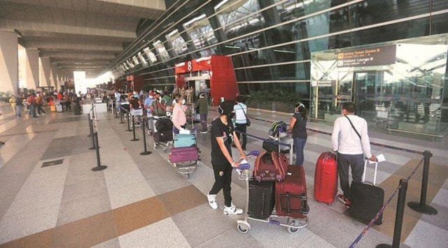 It is alleged that the passenger came to IGI Airport's Vistara airline counter for heading to Mumbai by flight number UK933 but he did not have an RT-PCR report and was not allowed to board the aircraft following which he missed the flight, police said. (Express Photo by Tashi Tobgyal/Representational)