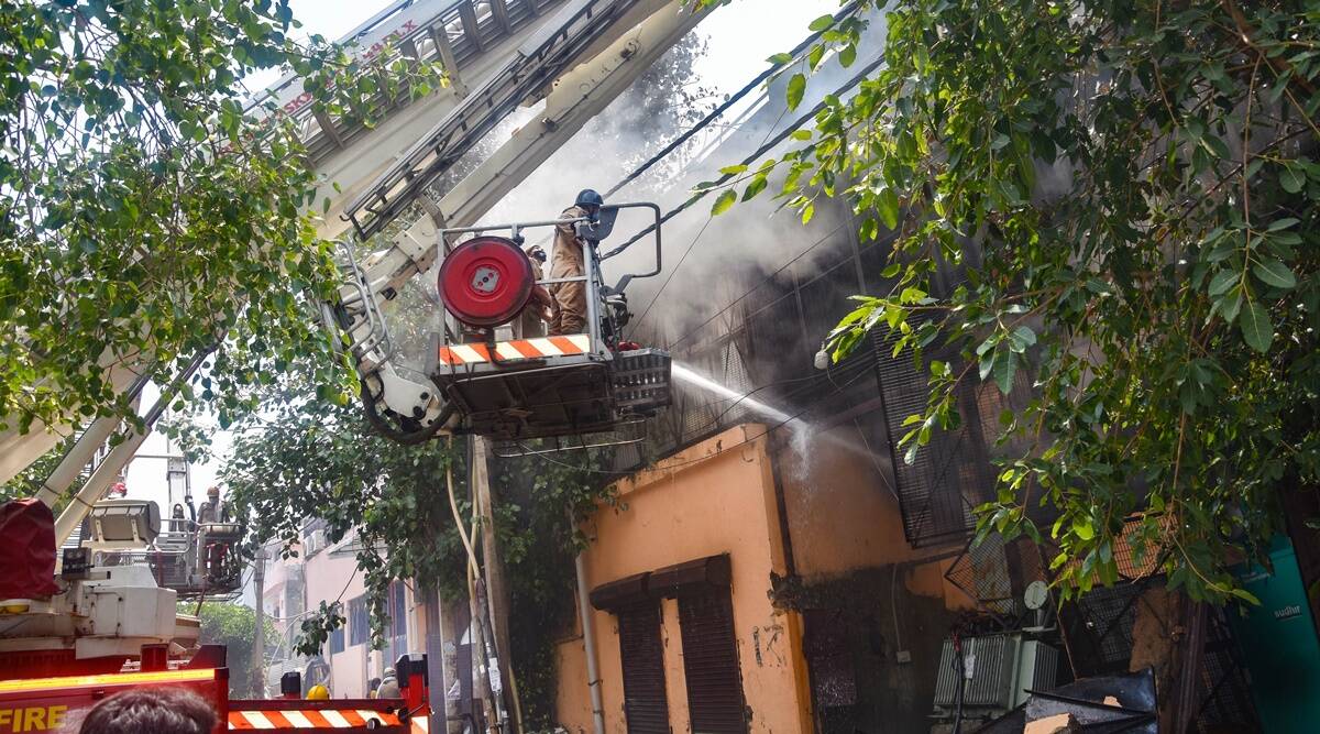 Six missing in Delhi shoe factory fire: Forensic team finds charred remains inside building