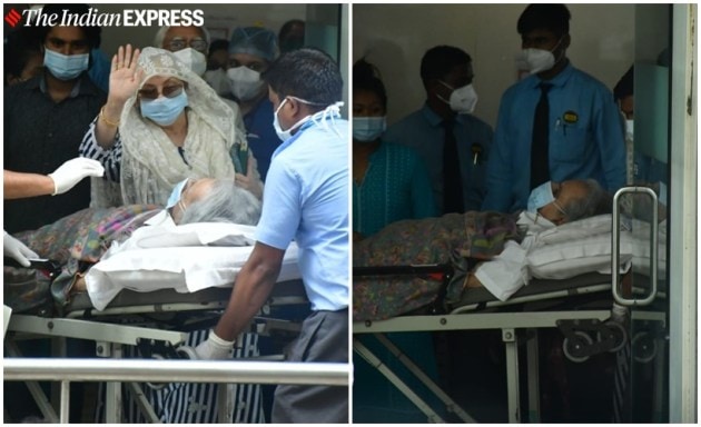 Dilip Kumar's latest photos as he leaves the hospital 820