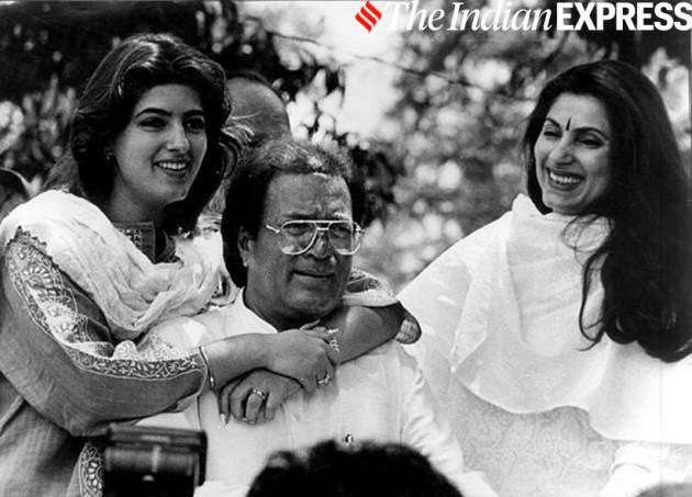 Dimple Kapadia with Rajesh Khanna