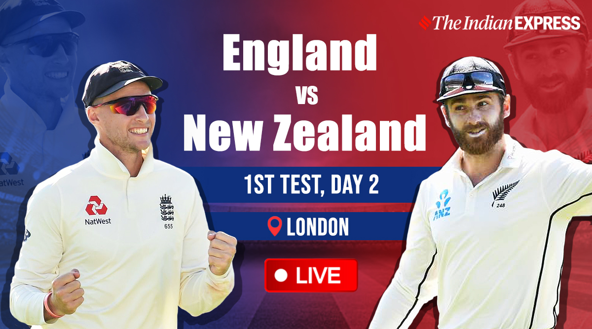 England New Zealand 1st Test, Day 2 Highlights England trail by 267