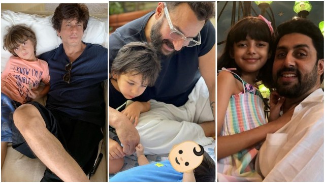 Fathers-Day-2021-Shah-Rukh-Khan-Saif-Ali-Khan-Abhishek-Bachchan