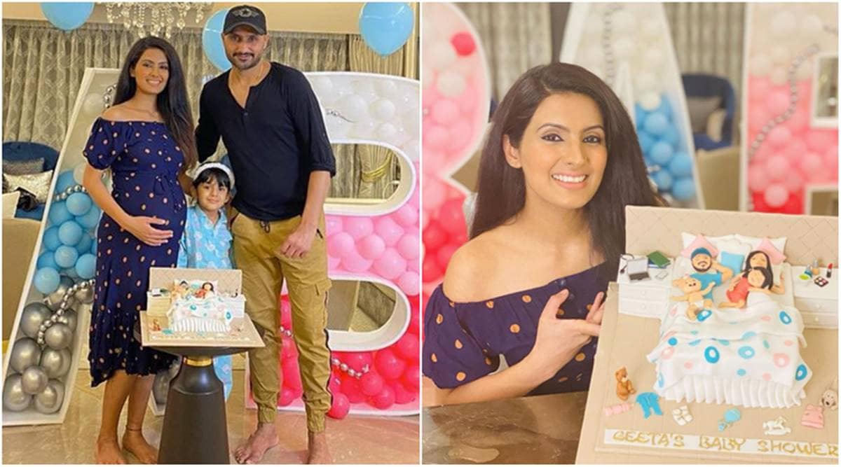 Inside Geeta Basra S Virtual Baby Shower With Husband Harbhajan Singh Entertainment News The Indian Express