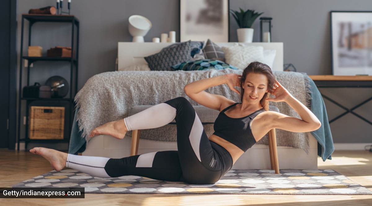 weight loss, weight gain, abs, how to get the abs in shape, fat burning, burning of fat in the abs, ab workout exercises, simple exercises for abs, indian express news