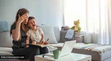 work from home, how to balance work from home and kids, guidelines and tips for parents working from home, work from home activities for kids, how to keep kids engaged at home, parenting, indian express news