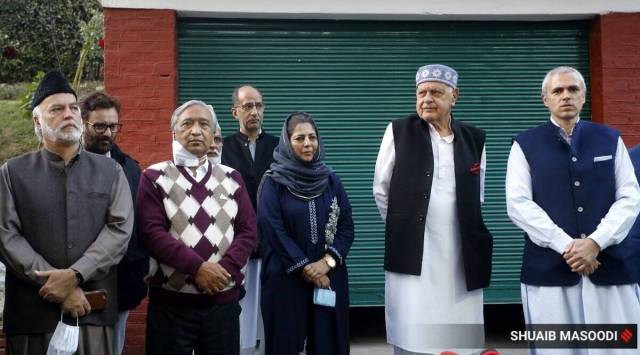 Members of the People’s Alliance for Gupkar Declaration are likely to meet before the PM’s meeting in Delhi on Thursday. (Express File Photo)