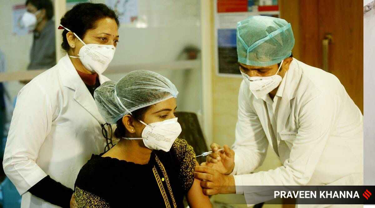 Gurgaon vaccination, Gurgaon vaccination doses, Sputnik V, Gurgaon second doses of covishield, Gurgaon covid cases, Gurgaon news, Indian express