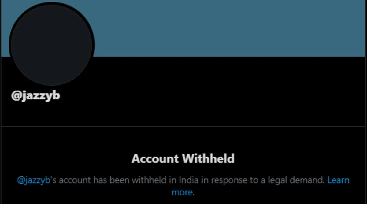 twitter blocks punjabi singer jazzyb, three other accounts on government's request | technology news,the indian express