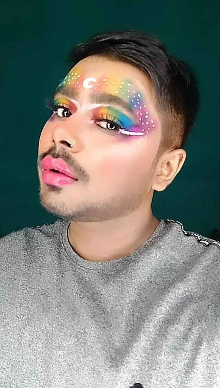 Pride makeup, what is Pride makeup, significance of Pride makeup, meaning of Pride makeup, Pride makeup artists, Pride Month, Pride Month 2021, indian express news