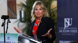 Jill Biden, Jill Biden news, Jill Biden fashion, Jill Biden Vogue cover, Jill Biden Vogue Magazine, Jill Biden in Oscar de la Renta, indian express news