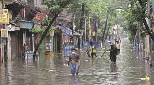 Kolkata waterlogged as capital receives 144 mm rainfall in 24 hrs
