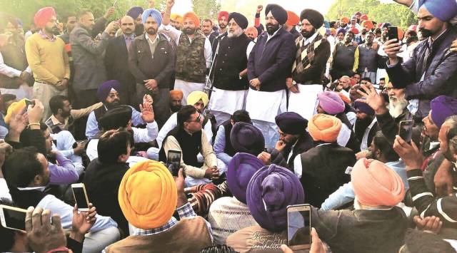 Over 30 former Akali MLAs face cases dating back to December 2017, when party chief Sukhbir Badal had given a call for a protest against the Congress government. (File)