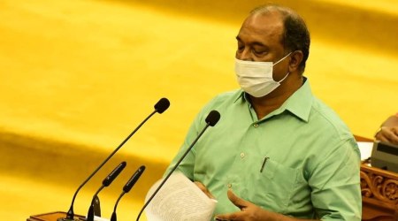 Kerala Finance Minister KN Balagopal presents the budget in the Kerala Assembly on Friday (Source: Facebook)