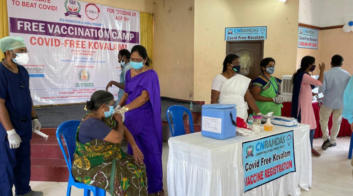 In Kovalam village near Chennai, a lucky draw with gifts for taking Covid  vaccine | India News,The Indian Express