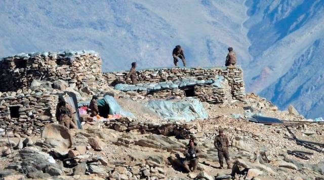 Chinese troops dismantling their bunkers at Pangong Tso region, in Ladakh along the India-China border. (File Photo: Indian Army/AP)