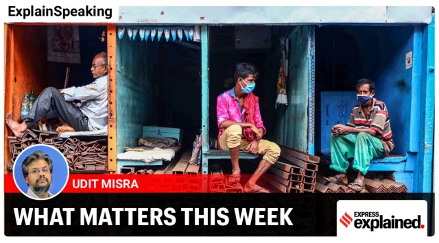 Labourers in Kolkata. (Express Photo/Shashi Ghosh)