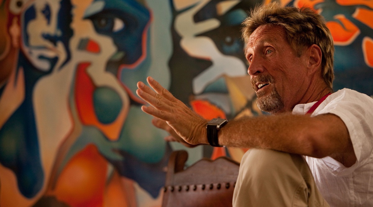 FILE -- John McAfee in the main house of his property in Rodeo, N.M., on June 4, 2009. (Chris Richards/The New York Times)