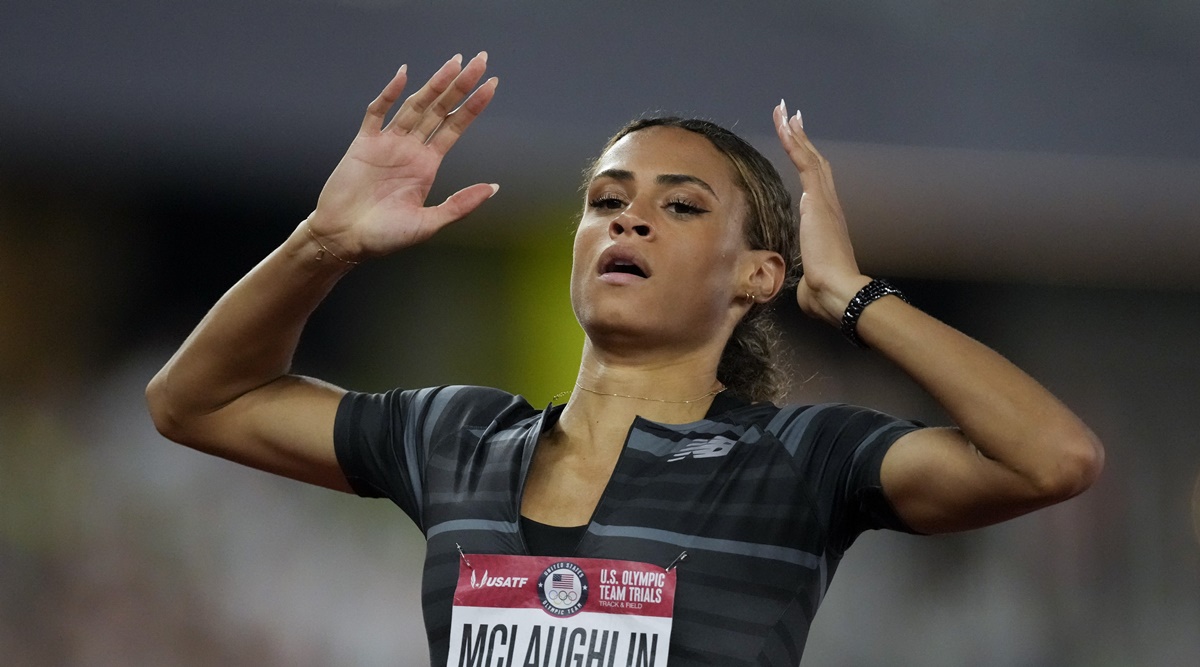 Sydney Mclaughlin Demolishes World Record In 400 Meter Hurdles Sports News The Indian Express