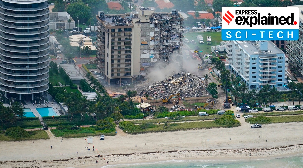 Rescue personnel work in the rubble at the Champlain Towers South Condo, Friday, June 25, 2021, in Surfside. (AP)