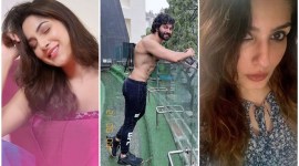 Mumbai Rains photos Shehnaaz Gill, Varun Dhawan, Raveena Tandon enjoy monsoon
