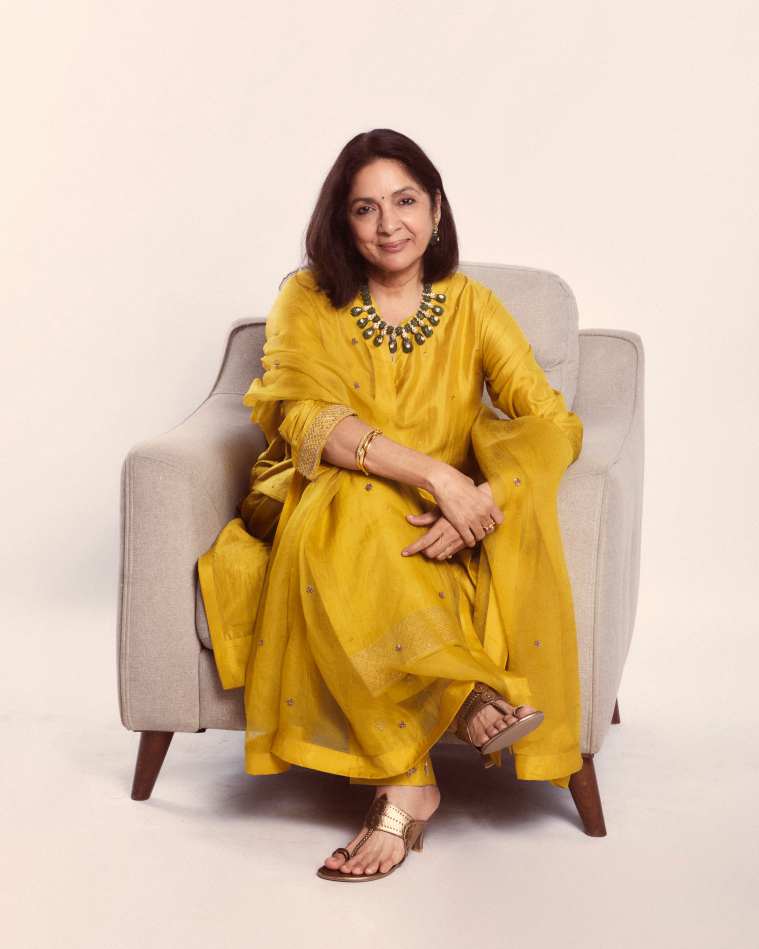 Moda celebridad: Neena Gupta luce elegante; da grandes objetivos de estilo
