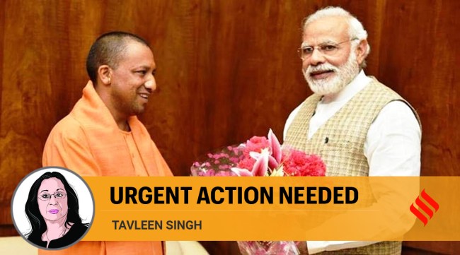 UP Chief Minister with PM Modi. (File)