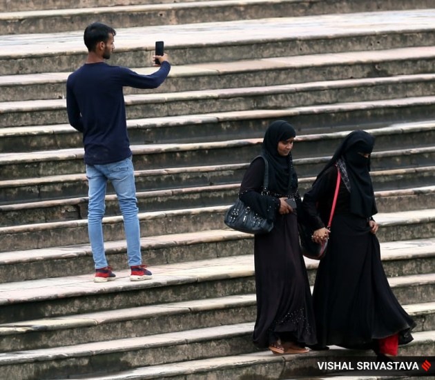 Bara Imambara, Bara Imambara in Lucknow, reopening of Bara Imambara, tourists visiting Bara Imambara, Bara Imambara pictures, Bara Imambara photos, Bara Imambara gallery, Indian Express, Indian Express news