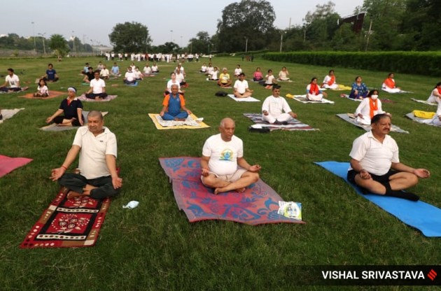 International Yoga Day, International Day of Yoga, Yoga Day celebrations 2021, Yoga Day celebrations around the country, Yoga Day gallery, Yoga Day pictures, indian express news