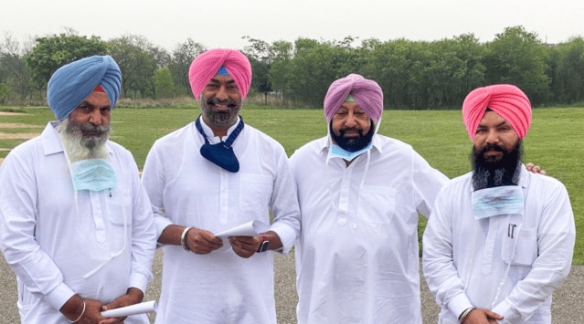 The trio had had earlier in the day joined the Congress in the presence of Chief Minister Capt Amarinder Singh.(Express Photo)