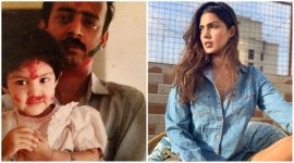 Rhea Chakraborty fathers day
